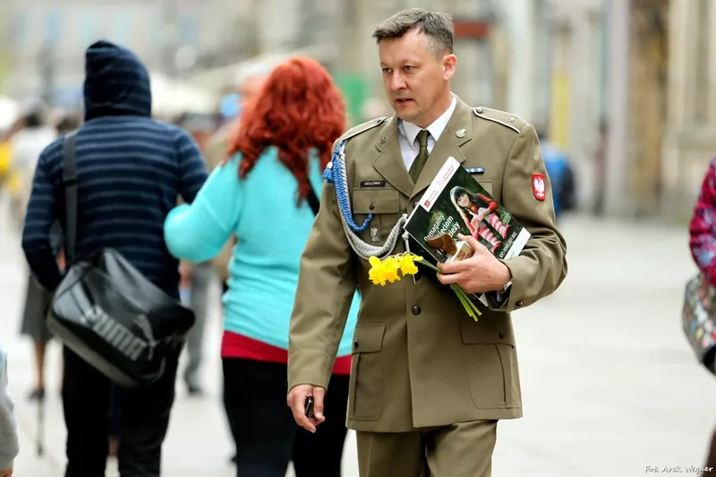 Dariusz Gołąbko w mundurze wojskowym
